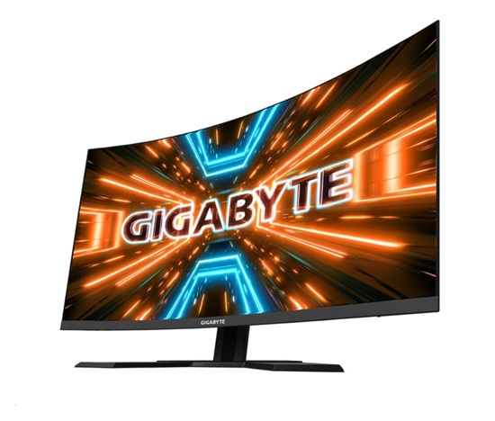 GIGABYTE LCD - 31.5" Gaming monitor G32QC A, 2560x1440 QHD, 350cd/m2, 1ms, 2xHDMI 2.0, 1xDP 1.2, 2xUSB 3.0, curve, VA