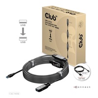 Club3D Kabel USB 3.2 Gen1 Active Repeater Cable M/F 28AWG, 15m