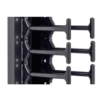 TRITON vertikální vyvazovací panel 32U, dvouřadý