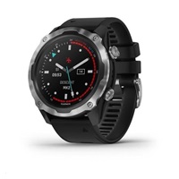 Garmin Descent Mk2 Sapphire, Silver/Black band