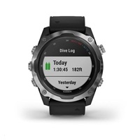 Garmin Descent Mk2 Sapphire, Silver/Black band