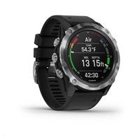 Garmin Descent Mk2 Sapphire, Silver/Black band