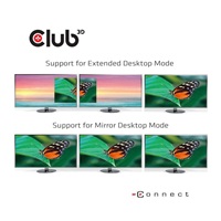 Club3D dokovací stanice USB-C 3.2 s napájecím adaptérem Triple Display Dynamic PD, 100 W