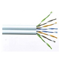 UTP TWIN kabel PlanetElite, Cat5E, drát, PVC, Dca, šedý, 305m