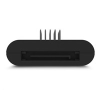 NZXT USB hub AC-IUSBH-M3, interní, 4xUSB 2.0 výstup, 1xUSB 2.0 vstup, 1xSATA, uzavřené magnetické tělo, černá