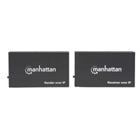 Manhattan HDMI rozdělovač, Extends 1080p Signal up to 120m with a Network Switch and Single Ethernet Cable, černá