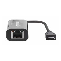 Manhattan adaptér USB-C na 2.5GBASE-T Ethernet, USB 3.2 Gen 1; 10/100/1000 Mbps & 2.5 Gbps, černá