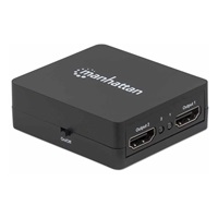 Manhattan HDMI rozdělovač, 1080p 2-Port HDMI Splitter, USB Powered, černá