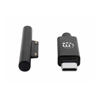 Manhattan nabíjecí kabel, Surface Connect to USB-C Charging Cable (M/M), 15 V / 3 A, 1.8m, černá