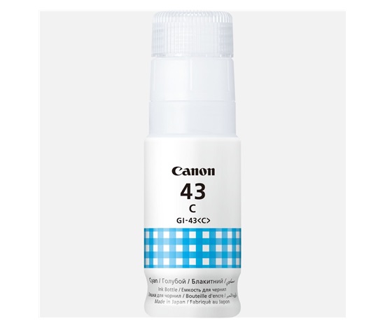 Canon Cartridge GI-43 C azurová pro PIXMA G540, G640