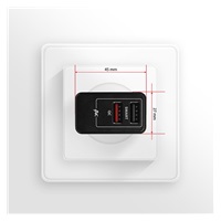 AXAGON ACU-QS24, QC & SMART nabíjačka do siete 24W, 2x port USB-A, QC3.0/AFC/FCP + 5V/1,2A