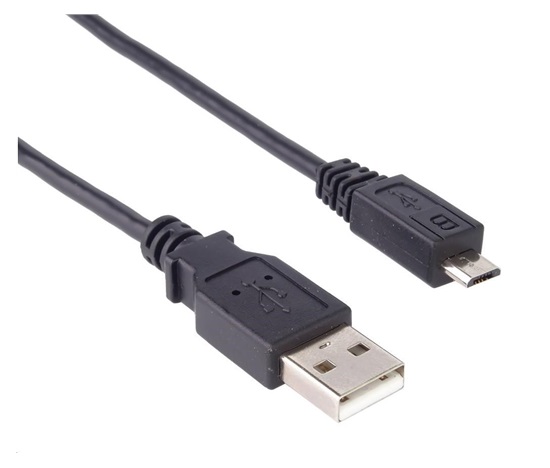 PREMIUMCORD Kabel USB 2.0 A-Micro B propojovací. 2m (černý)