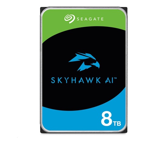 SEAGATE HDD 8TB SKYHAWK AI, 3.5", SATAIII, 7200 RPM, Cache 256MB