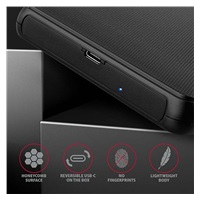 AXAGON EE25-SLC, USB-C 3.2 Gen 1 - SATA 6G 2.5" SLIDE box, bezšroubkový, černý