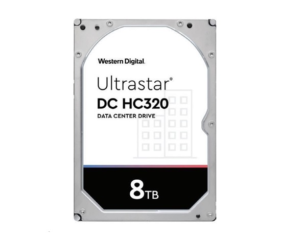 BAZAR - Western Digital Ultrastar® HDD 8TB (HUS728T8TALE6L4) DC HC320 3.5in 26.1MM 256MB 7200RPM SATA 512E SE