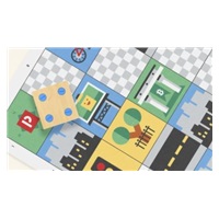 Dobrodružná mapa velkoměsto pro robota cubetto