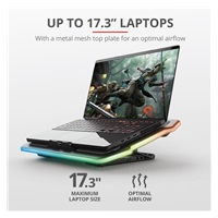 TRUST Stojan na notebook GXT1126 AURA LAPTOP COOLING STAND (chladící podložka)