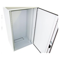 XtendLan 19" venkovní vodotěsný rozvaděč 22U 600x600 - krytí IP55, 3-bodový zámek