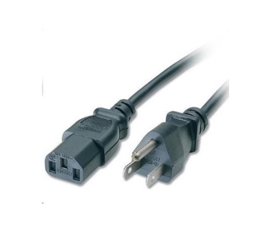PREMIUMCORD Kabel síťový k počítači 2m s USA zástrčkou
