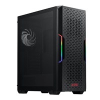 ADATA XPG case STARKER AIR Mid-Tower, bez zdroje, 1x 120mm + 1x 120mm ARGB, Černá