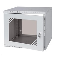 LEXI-Net 19" nástěnný rozvaděč Basic 9U 525x450 - rozložený