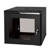 LEXI-Net 19" nástěnný rozvaděč Basic 9U 525x450 - rozložený