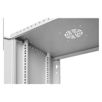 LEXI-Net 19" nástěnný rozvaděč Basic 9U 525x450 - rozložený