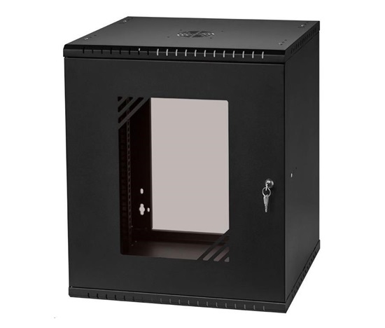 LEXI-Net 19" nástěnný rozvaděč Basic 12U 520x450 - rozložený