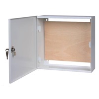 LEXI-Net univerzální skříň Basic 300x300x100 mm, montážní deska, bílá