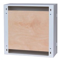 LEXI-Net univerzální skříň Basic 300x300x100 mm, montážní deska, bílá