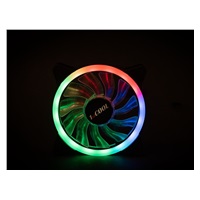 1stCOOL Fan AURA EVO Dual Ring ARGB ventilátor 12cm
