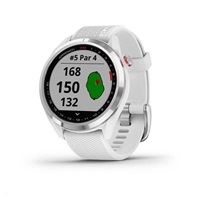 Garmin golfové hodinky Approach S42 Silver/White Silicone