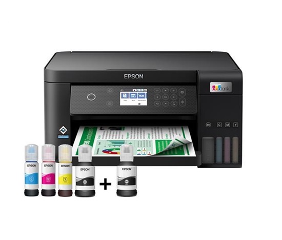 EPSON tiskárna ink EcoTank L6260, 3v1, A4, 1200x4800, 33ppm, USB, Wi-Fi, LAN, 3 roky záruka po reg.