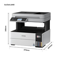 EPSON tiskárna ink EcoTank L6460, 3v1, A4, 1200x4800dpi, 37ppm, USB, Duplex, 3 roky záruka po reg.