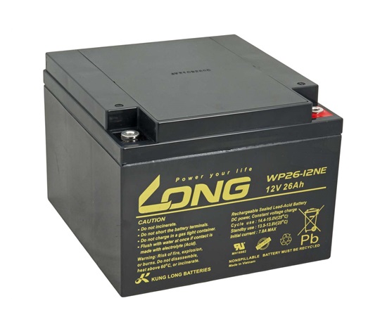 LONG baterie 12V 26Ah M5 DeepCycle (WP26-12NE)