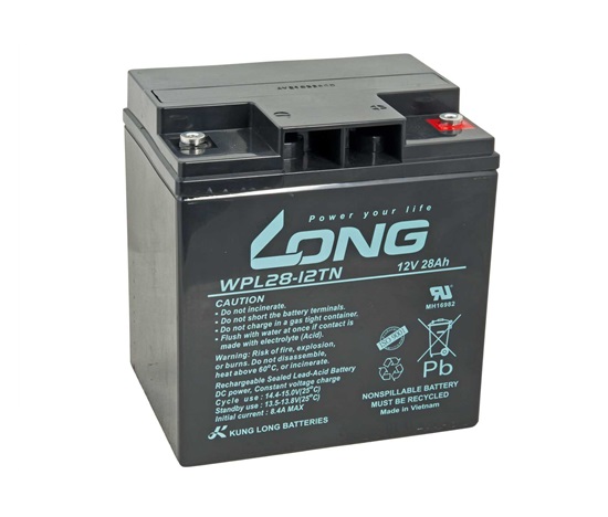 LONG baterie 12V 28Ah M5 LongLife 12 let (WPL28-12TN)