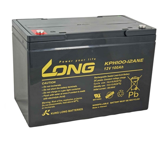 LONG baterie 12V 100Ah M6 DeepCycle (KPH100-12ANE)