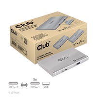 Club3D hubThunderbolt 4 Portable 5-in-1 Hub with Smart Power