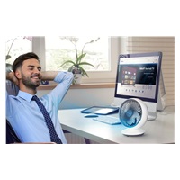 Orava SF-5 mini stolní ventilátor, 4 W, oscilace, USB nabíjení, 3 rychlosti, průměr 15 cm