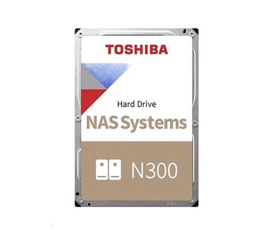 TOSHIBA HDD N300 NAS 8TB, SATA III, 7200 rpm, 256MB cache, 3,5", RETAIL