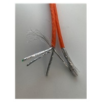 FTP TWIN kabel PlanetElite, Cat6A, drát, 4pár LS0H, Dca, oranžový, 500m