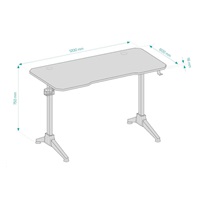 CONNECT IT NEO herní stůl, červená