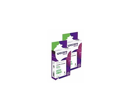 WECARE Armor cartridge pro EPSON Stylus D78/ DX4000 (T071140), sada černá, 2x9ml