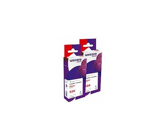WECARE Armor cartridge pro CANON iP4850 (CLI526C), sada modrá, 2x10,5ml