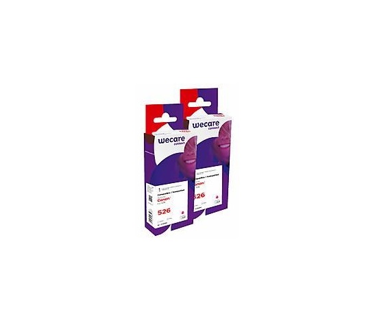WECARE Armor cartridge pro CANON iP4850 (CLI526M), sada červená, 2x10,5ml