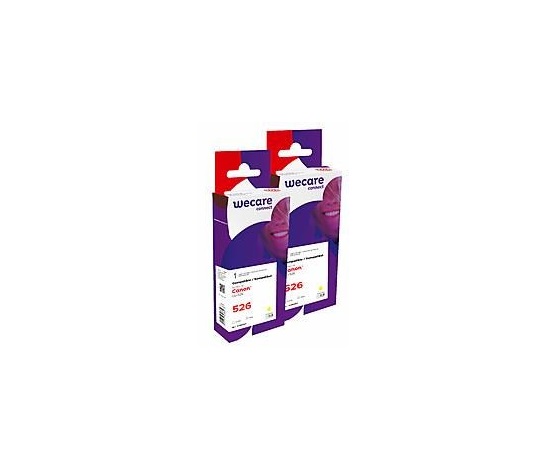 WECARE Armor cartridge pro CANON iP4850 (CLI526Y), sada žlutá, 2x10,5ml