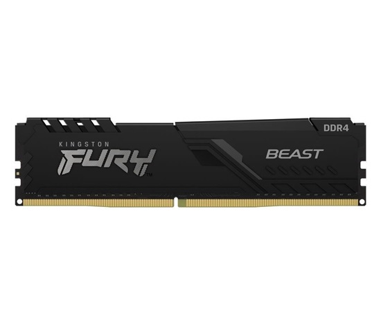 KINGSTON DIMM DDR4 16GB 2666MT/s CL16 FURY Beast Černá