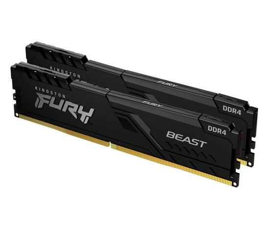 KINGSTON DIMM DDR4 8GB (Kit of 2) 3200MT/s CL16 FURY Beast Černá