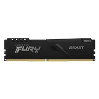 KINGSTON DIMM DDR4 32GB (Kit of 4) 3600MT/s CL17 FURY Beast Černá