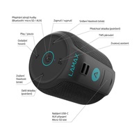 LAMAX Sounder2 Mini Bluetooth reproduktor